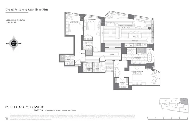 $16,200 | 1 Franklin Street, Unit 5205, Boston, MA 02110