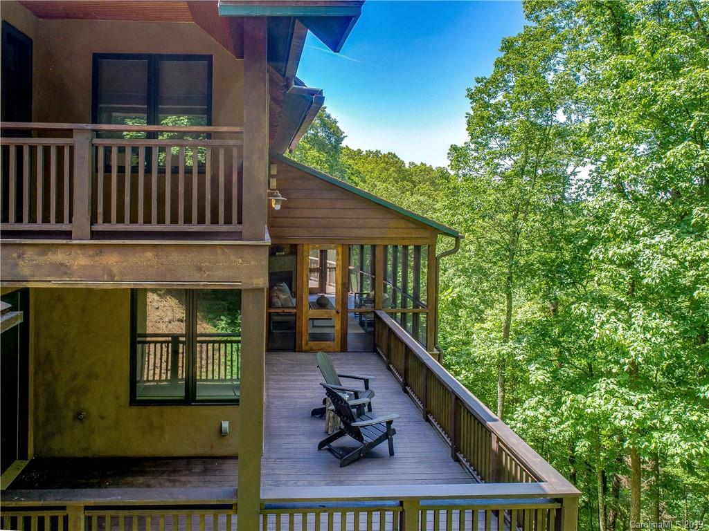 136 High Rock Ridge Drive Landrum, SC 29356 - Photo 3 of 44 a view of balcony with furniture