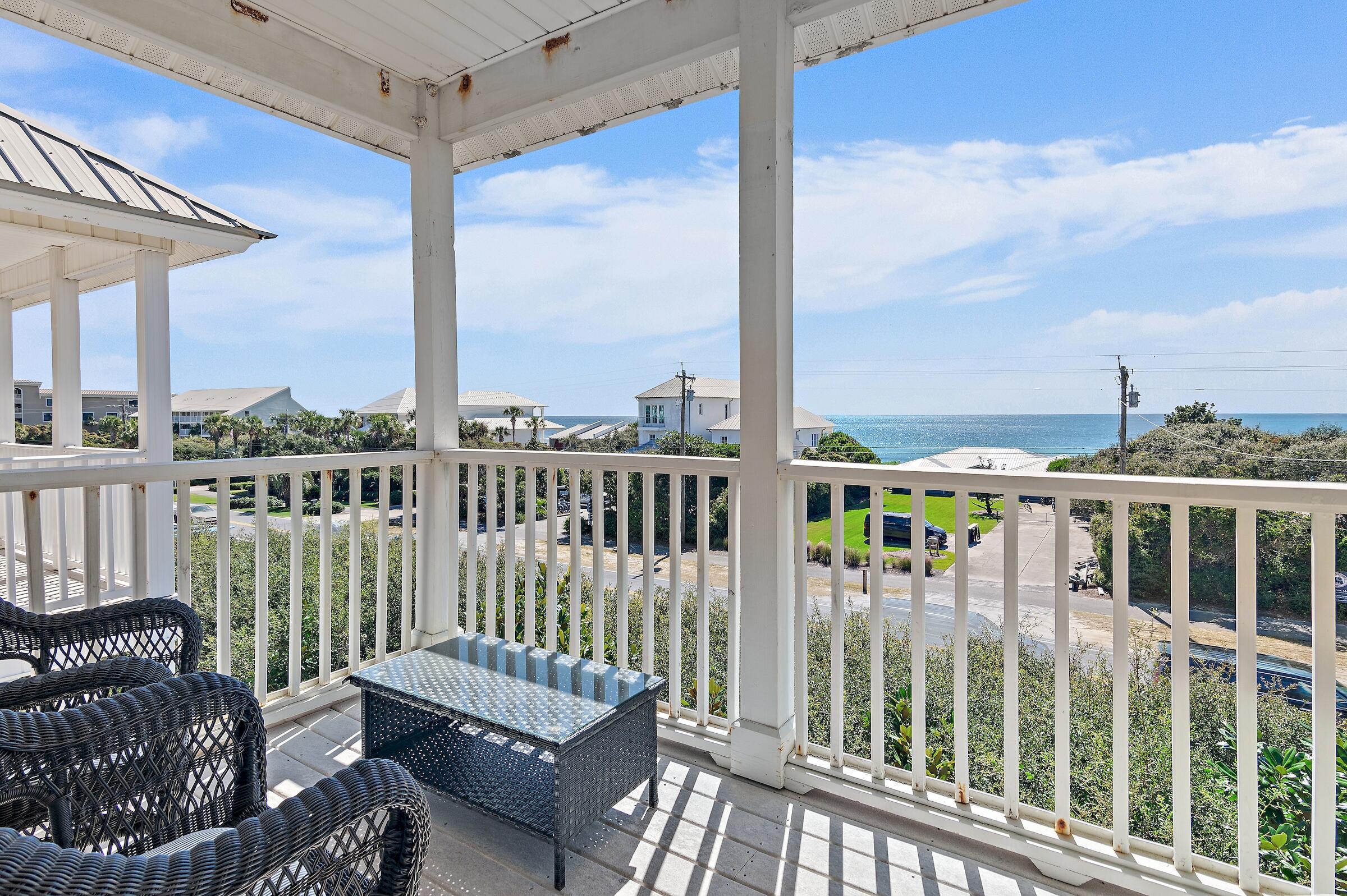 69 Seabreeze Trail Inlet Beach, FL 32461 - Photo 31 of 40 a view of a balcony with couch