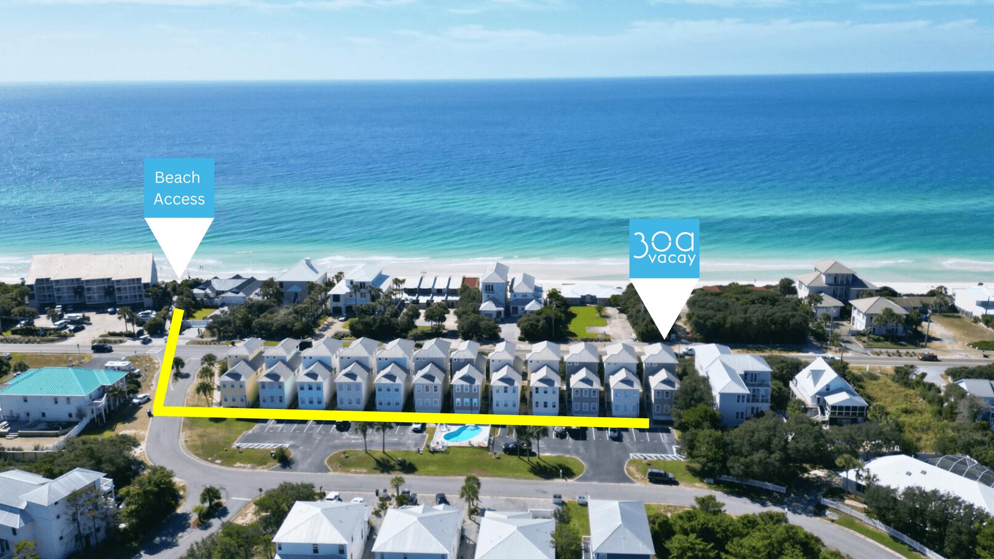 69 Seabreeze Trail Inlet Beach, FL 32461 - Photo 36 of 40 a view of swimming pool with outdoor seating