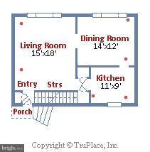 5359 Pooks Hill Road, Unit 401 Bethesda, MD 20814 - Photo 28 of 29 Main Level Floor Plan