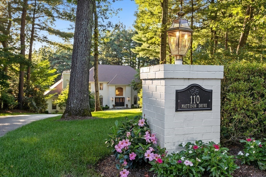 110 Mattison Drive Concord, MA 01742 - Photo 41 of 41 a front view of a house with garden