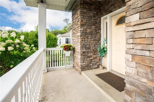 a view of a entrance to house