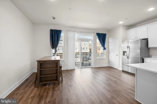 a view of livingroom with furniture and wooden floor