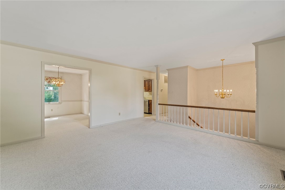 401 Nottingham Drive Colonial Heights, VA 23834 - Photo 6 of 44 a view of an empty room