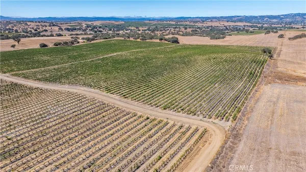 a view of a street with an ocean