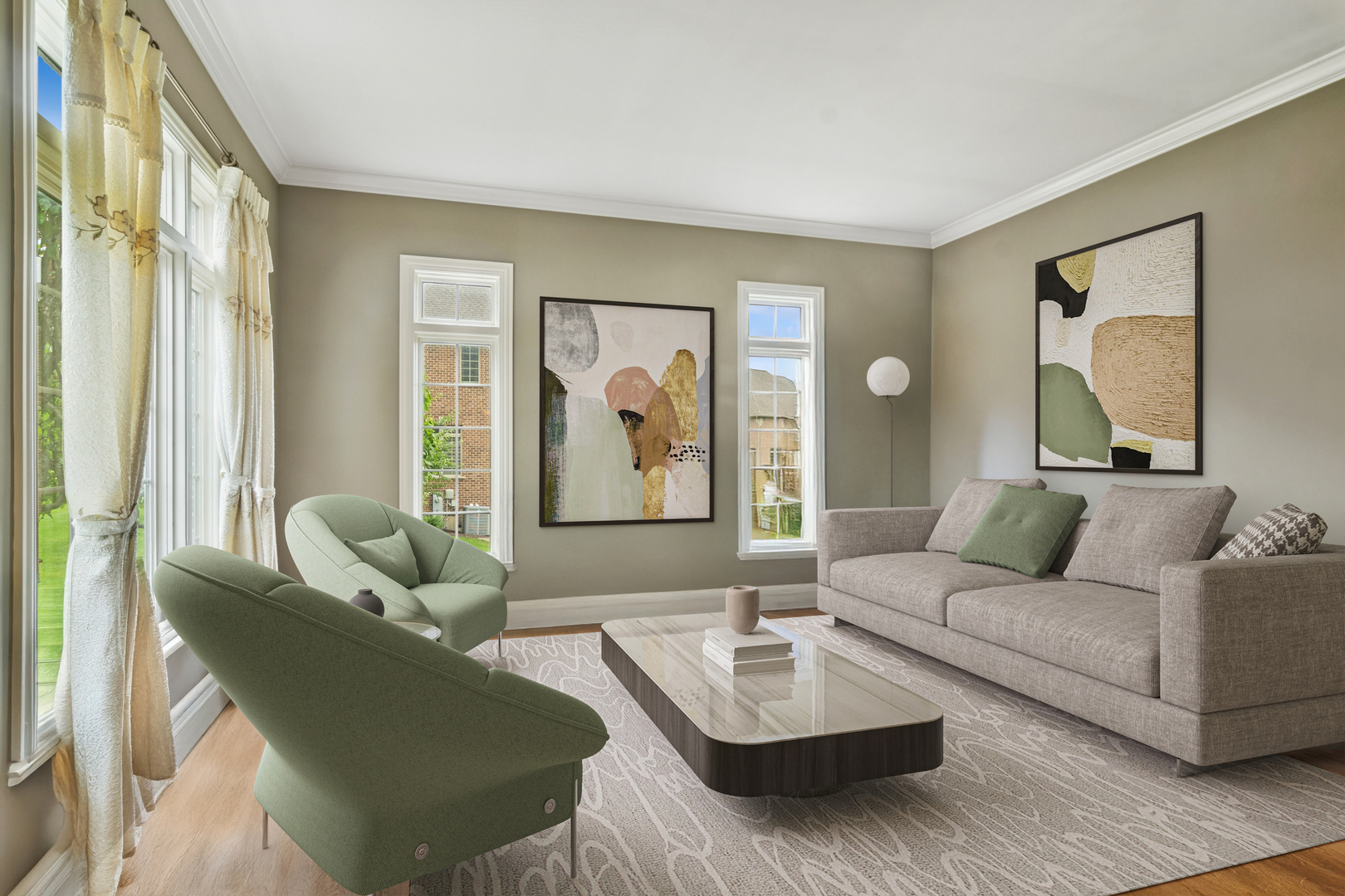 22292 North Prairie Lane Kildeer, IL 60047 - Photo 13 of 85 a living room with furniture and a large window