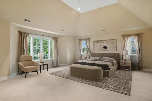 a view of an empty room with a fireplace