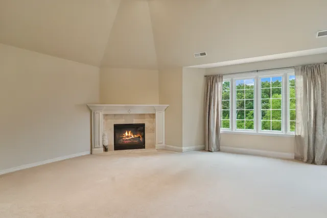 a view of a back yard of the house