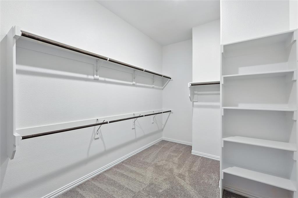 921 Alberta Spruce Road Justin, TX 76247 - Photo 16 of 24 Walk in closet featuring light colored carpet