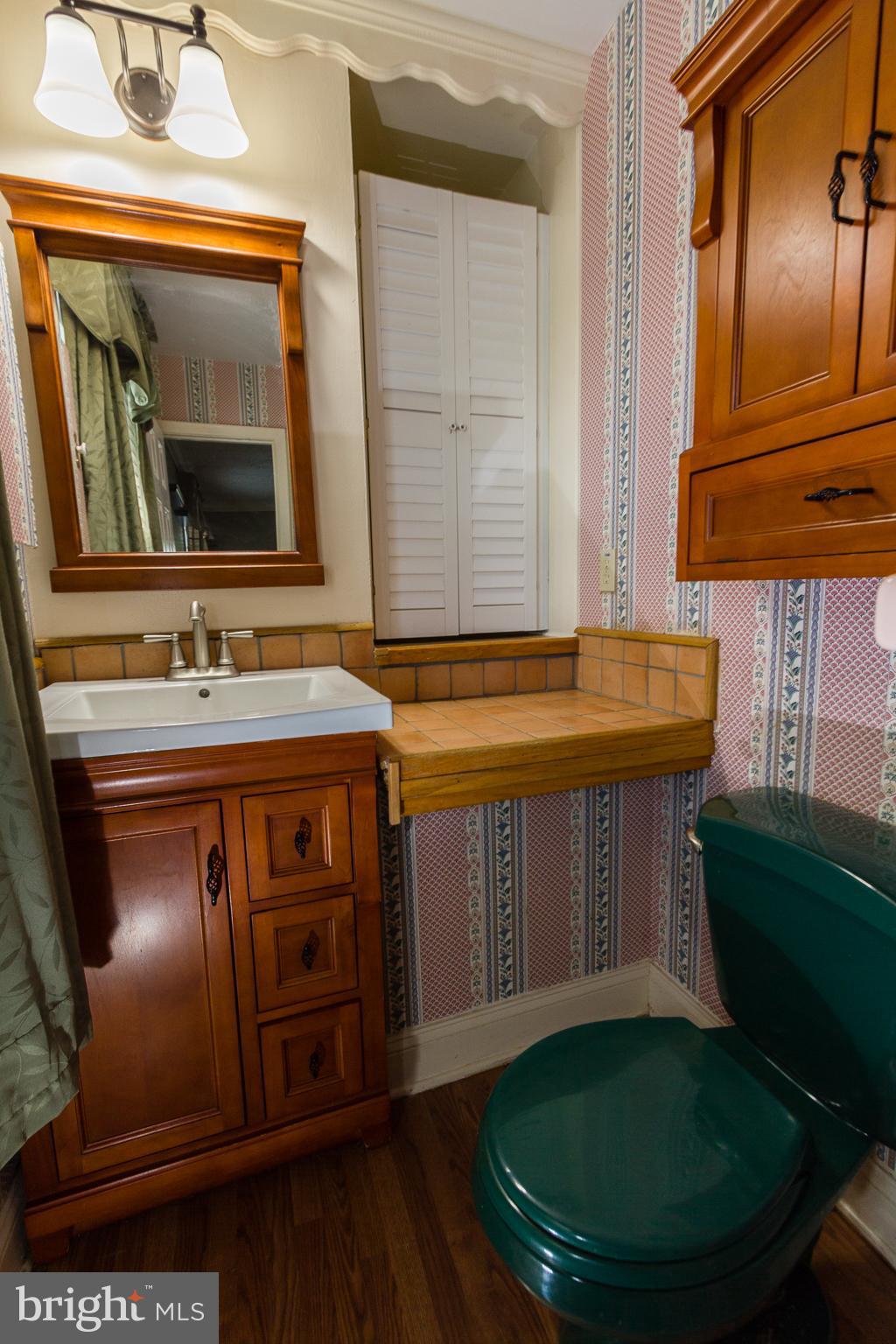 2110 Cider Mill Road Baltimore, MD 21234 - Photo 19 of 30 Master half-bath with Pergo floor