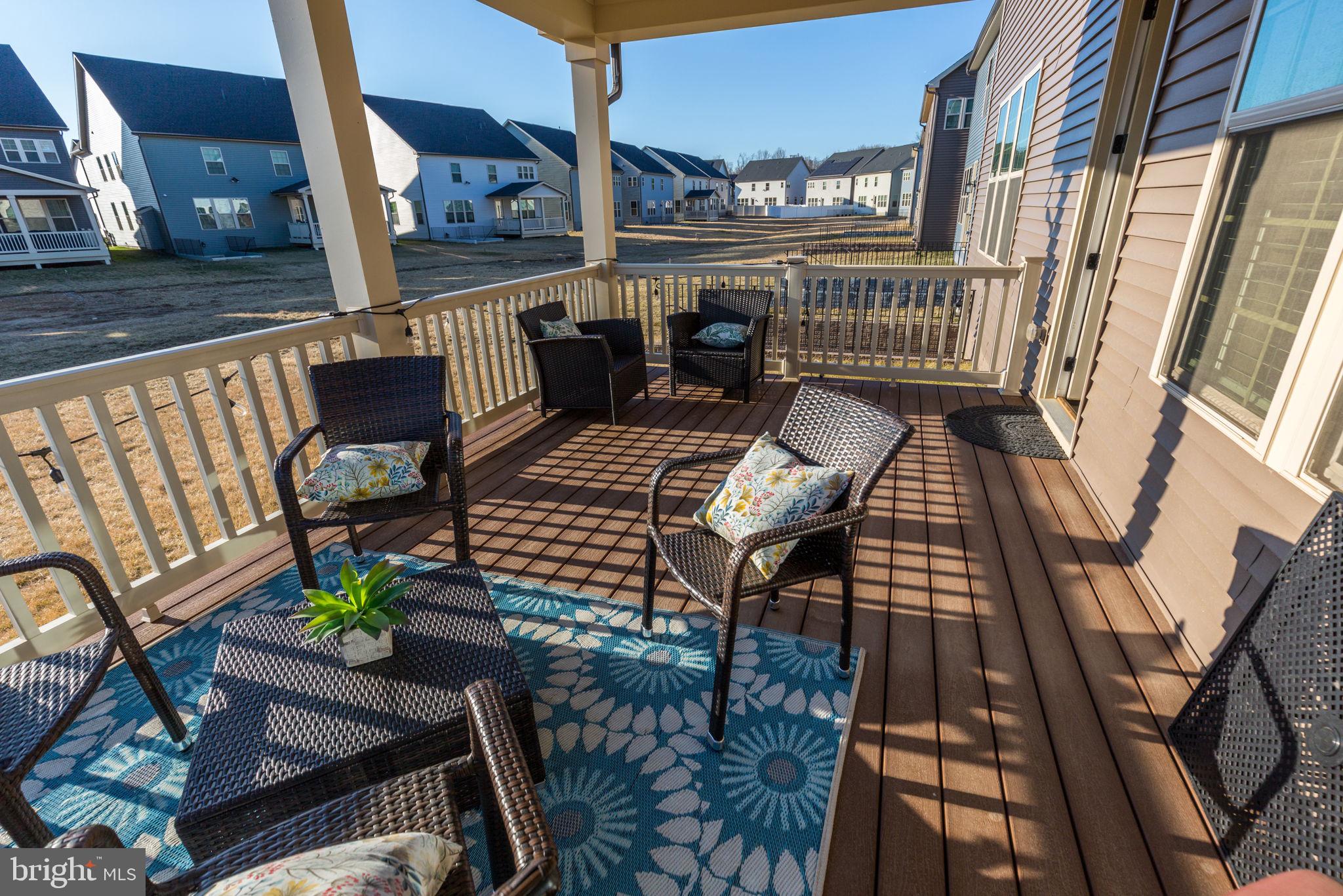 6547 Clubhouse Boulevard Laurel, MD 20708 - Photo 33 of 86 Rear Covered Deck. Enjoy the Sunset every night!