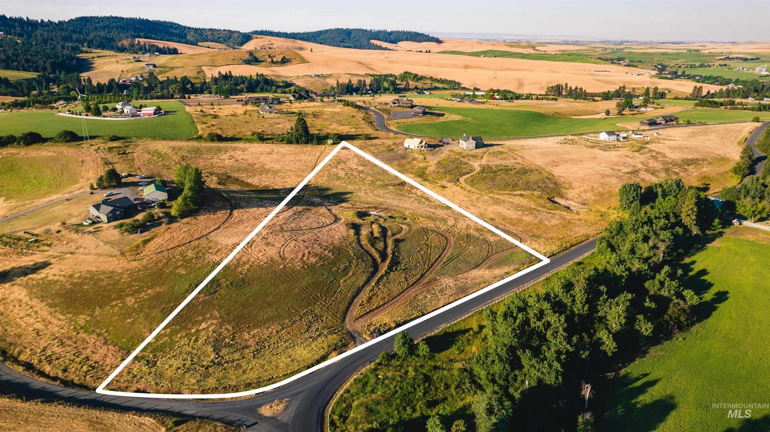 1070 Chaney Road Viola, ID 83872 - Photo 4 of 16 View of rural area with property parcel outlined