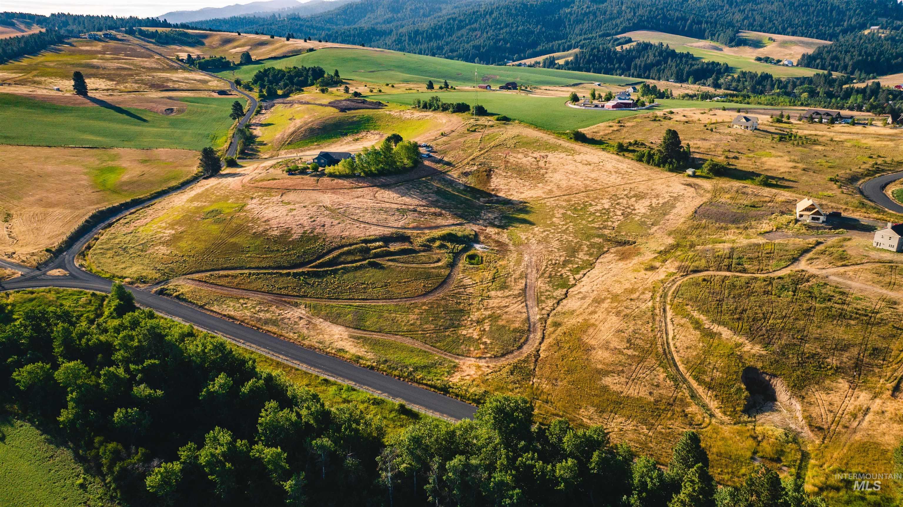 1070 Chaney Road Viola, ID 83872 - Photo 9 of 16 Aerial view of property and surrounding area with rural landscape