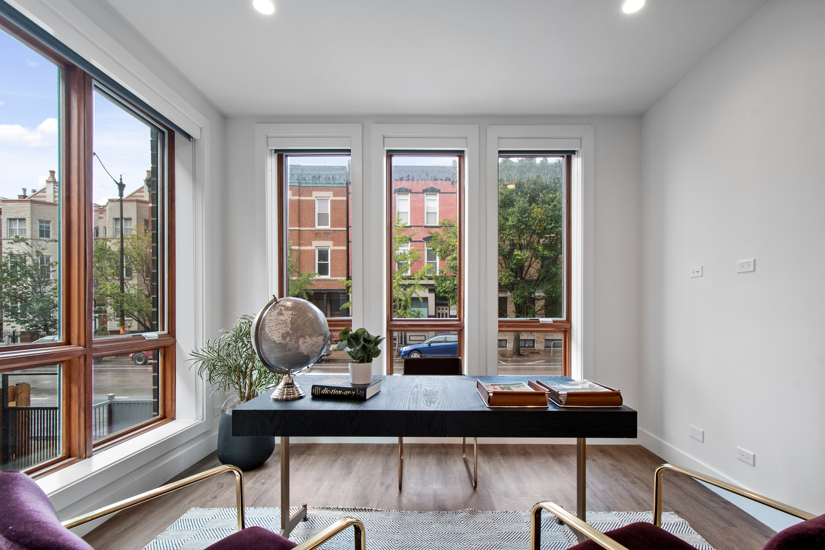 1901 North Halsted Street, Unit 1A Chicago, IL 60614 - Photo 17 of 38 a view of a workspace with a window