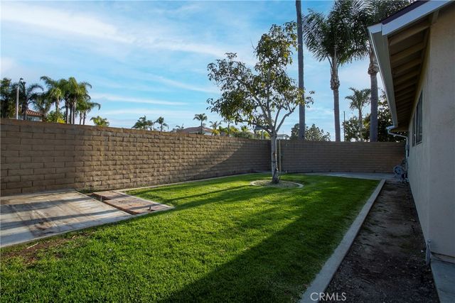 a backyard of a house
