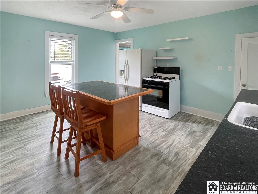 1468 Shadyside Road Busti, NY 14750 - Photo 12 of 25 Kitchen with Vinyl flooring