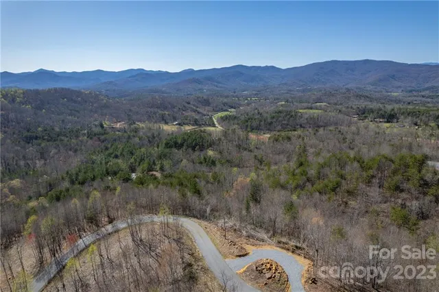 a view of a mountain with an outdoor space
