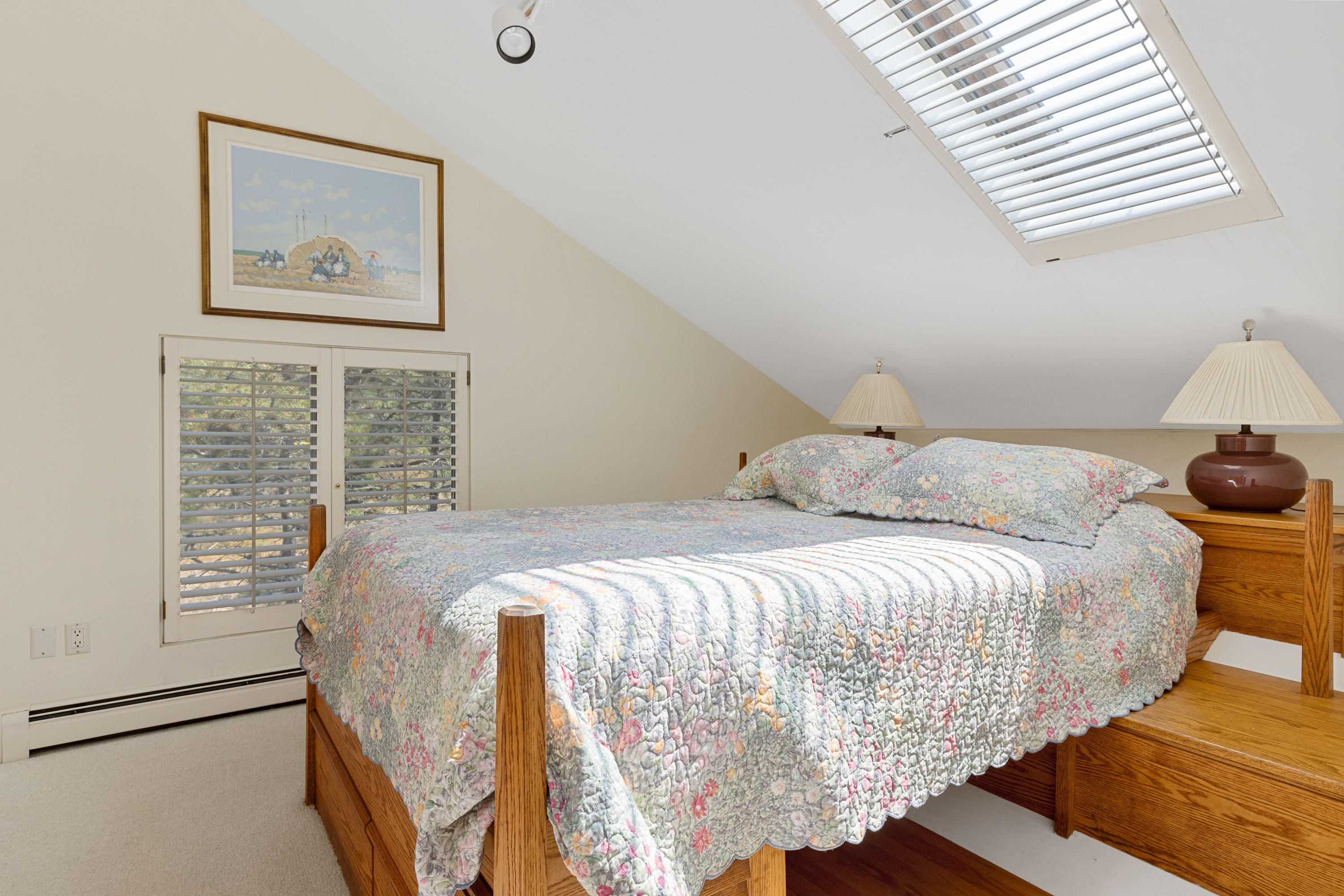 265 King Phillip Road Wellfleet, MA 02667 - Photo 33 of 85 a bedroom with a bed and a window