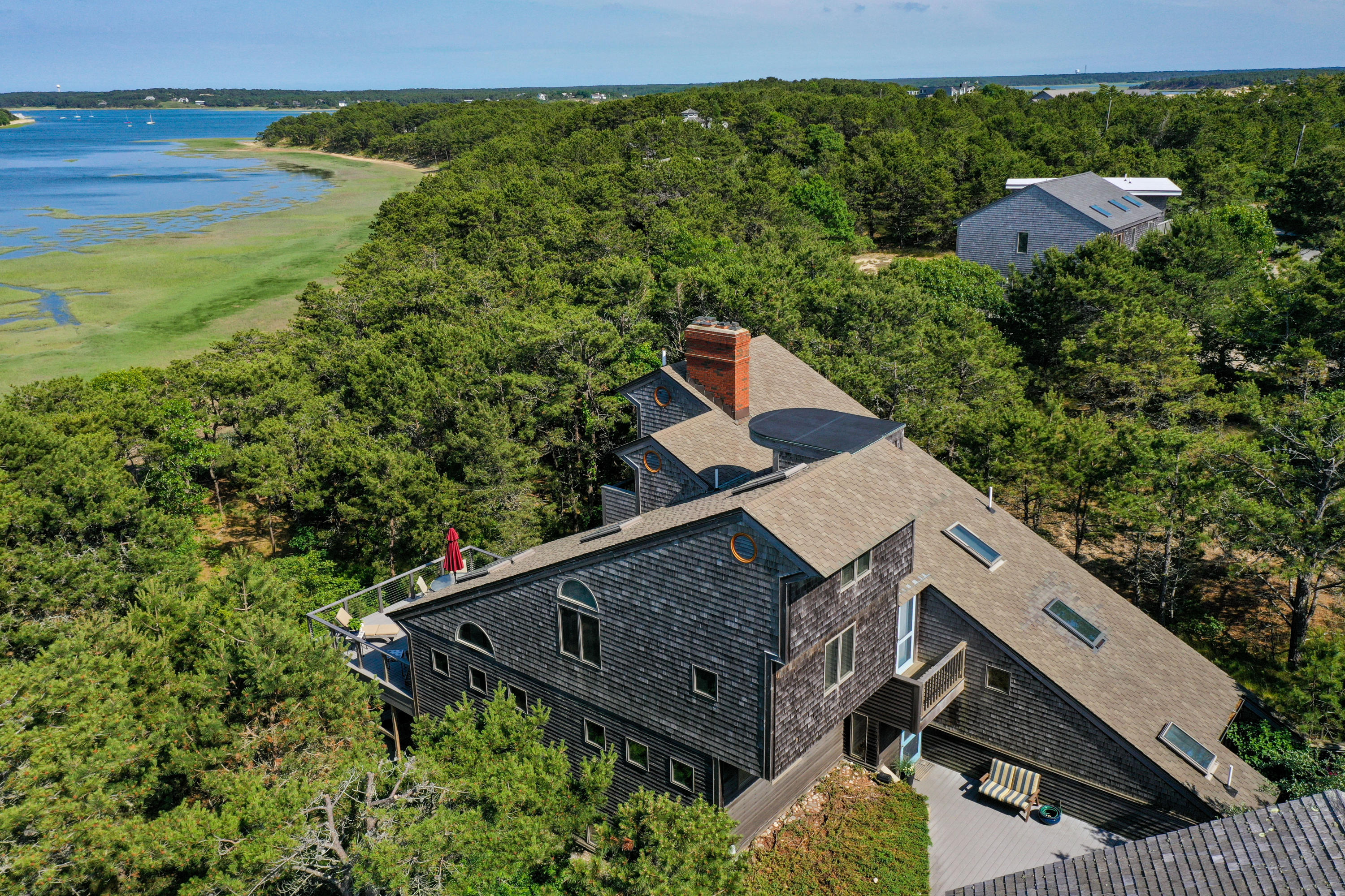 265 King Phillip Road Wellfleet, MA 02667 - Photo 67 of 85 an aerial view of house with yard