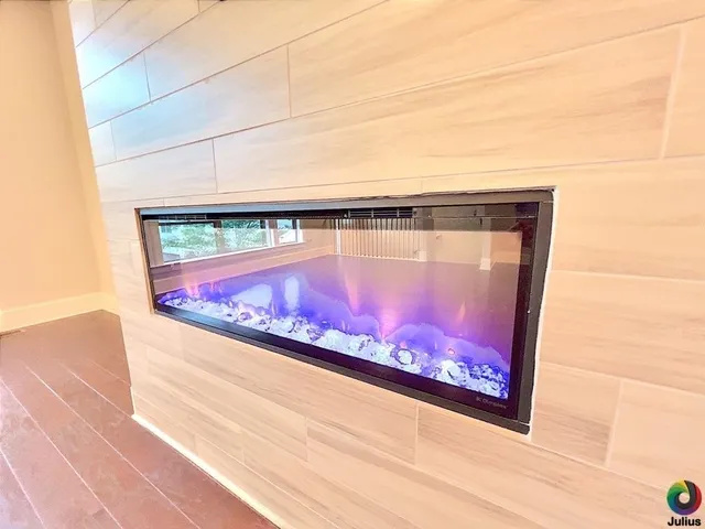 a close up of a wall