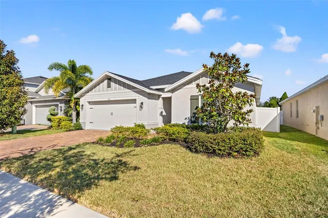 a house view with a outdoor space