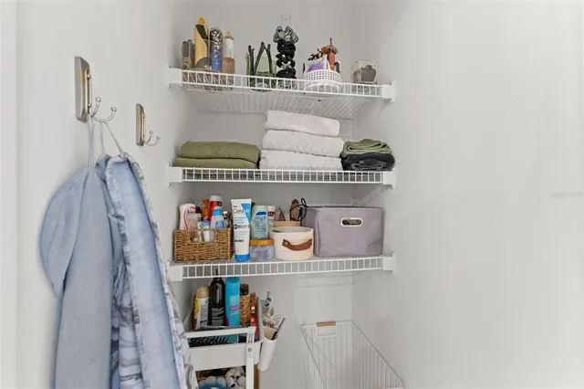 a close view of utility room