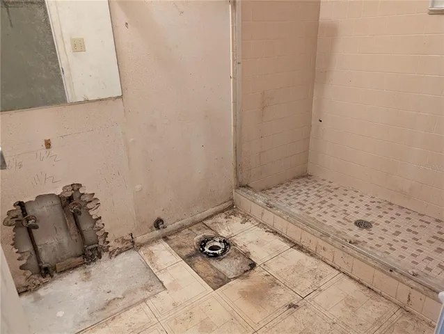 a view of a room with window