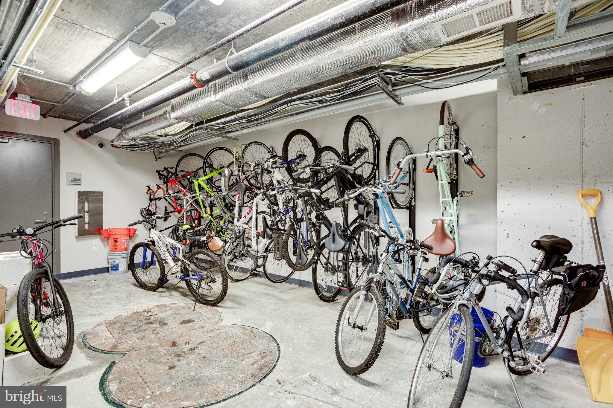 1345 K Street Southeast, Unit 406 Washington, DC 20003 - Photo 46 of 46 a view of an bike storage