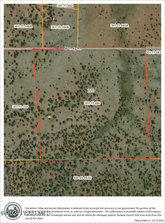 33455 West Craig Road Seligman, AZ 86337 - Photo 41 of 41 craigs rd overhead