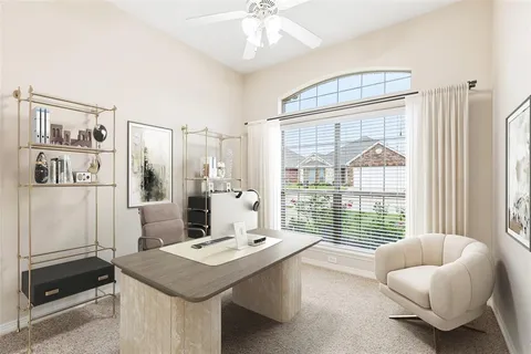 a kitchen with a refrigerator a sink and cabinets