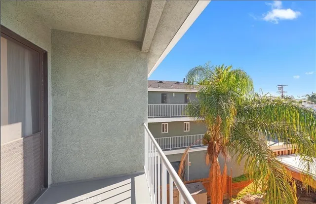 a view of balcony with small space