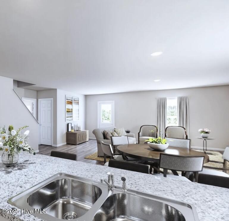 786 Rivers Edge Parkway Roanoke Rapids, NC 27870 - Photo 4 of 8 Kitchen & Dining Room & Entryway