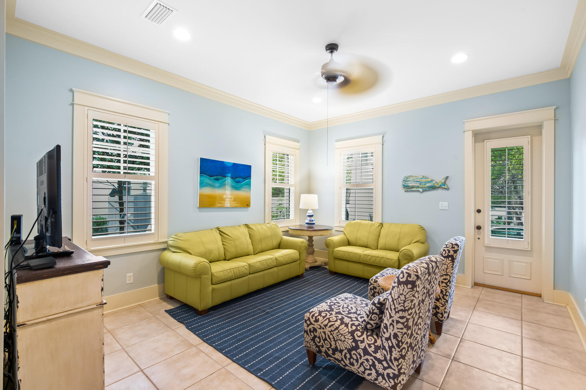 70 Pine Crest Circle Inlet Beach, FL 32461 - Photo 21 of 43 a living room with furniture and a flat screen tv