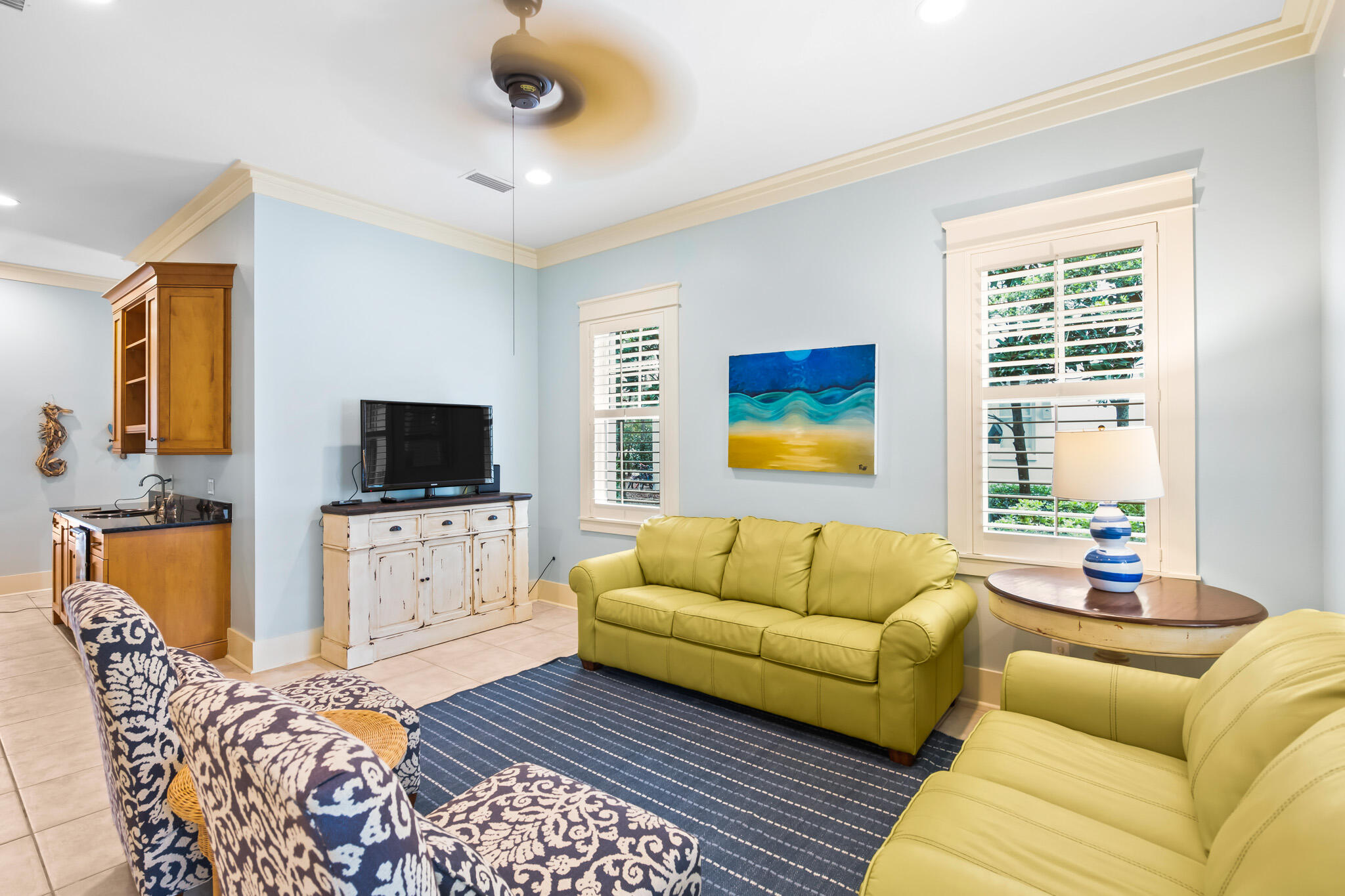 70 Pine Crest Circle Inlet Beach, FL 32461 - Photo 22 of 43 a living room with furniture and a flat screen tv
