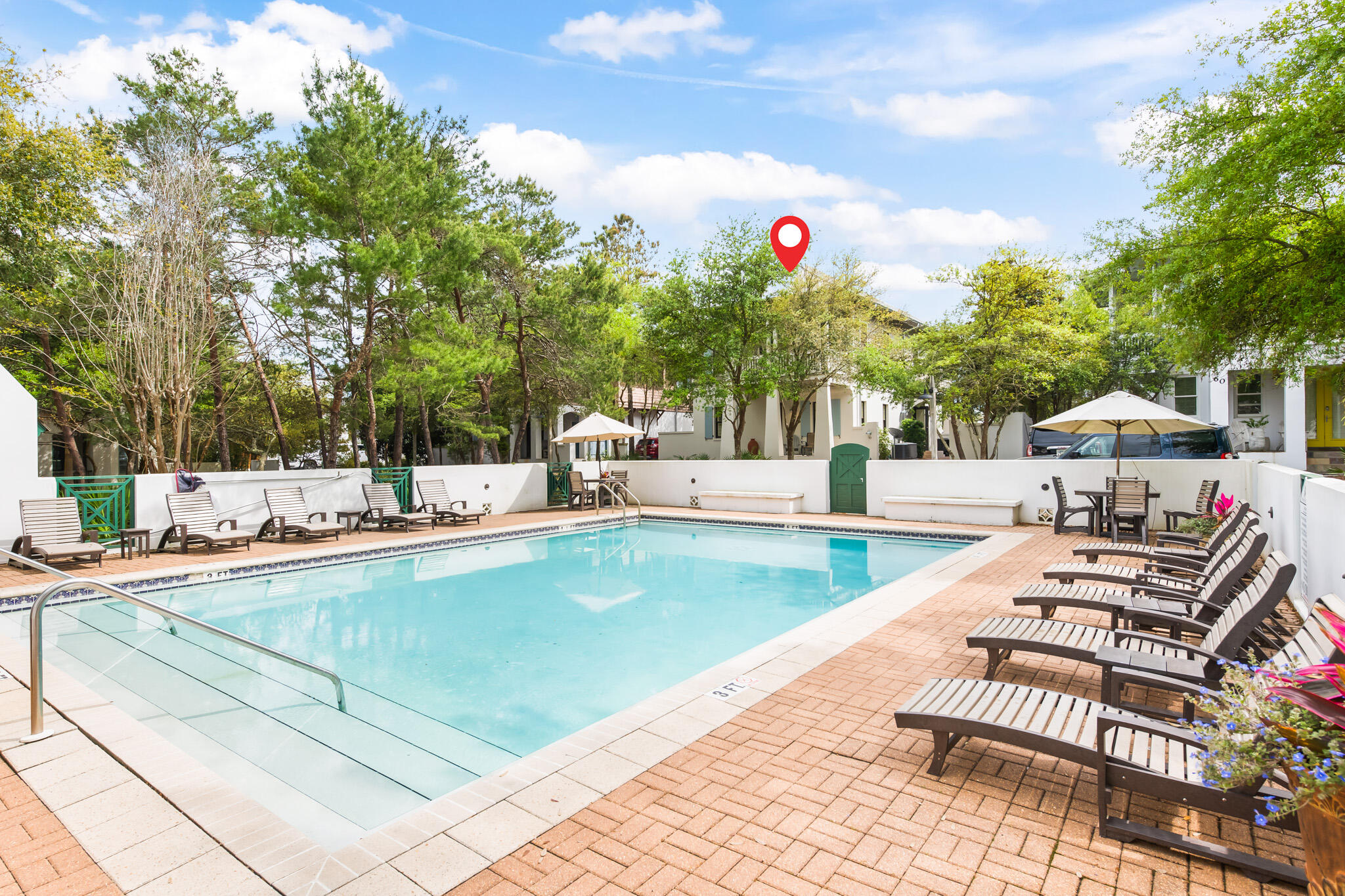 70 Pine Crest Circle Inlet Beach, FL 32461 - Photo 42 of 43 a view of a backyard with sitting area