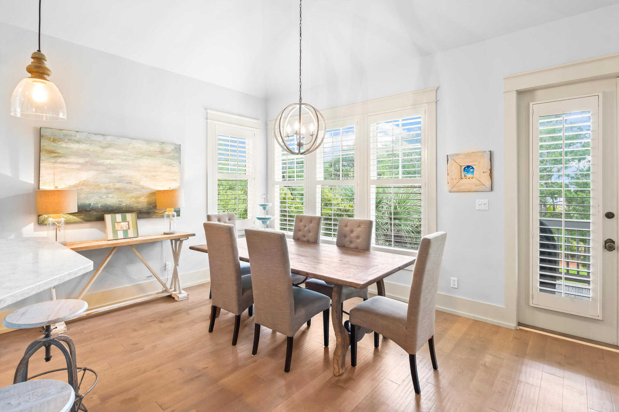 70 Pine Crest Circle Inlet Beach, FL 32461 - Photo 5 of 43 a view of a dining room with furniture window and outside view