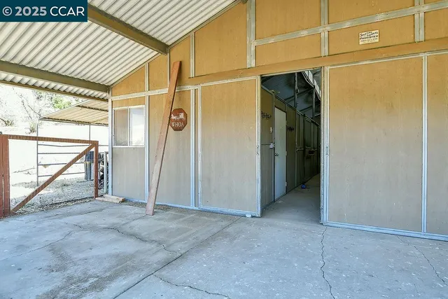 a view of a terrace with sitting area