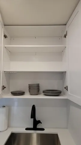 a close view of cabinet