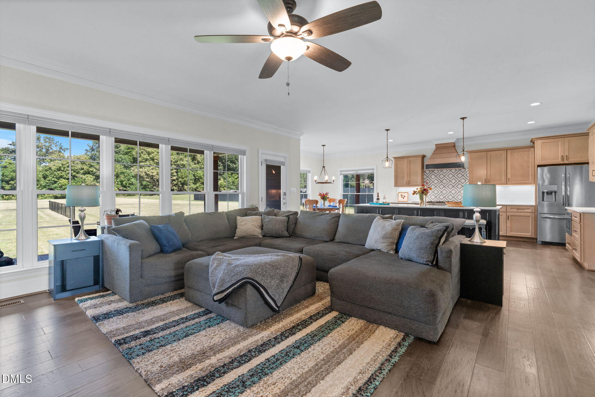 106 Garrison Farm Road Mebane, NC 27302 - Photo 10 of 46 a living room with furniture and a large window