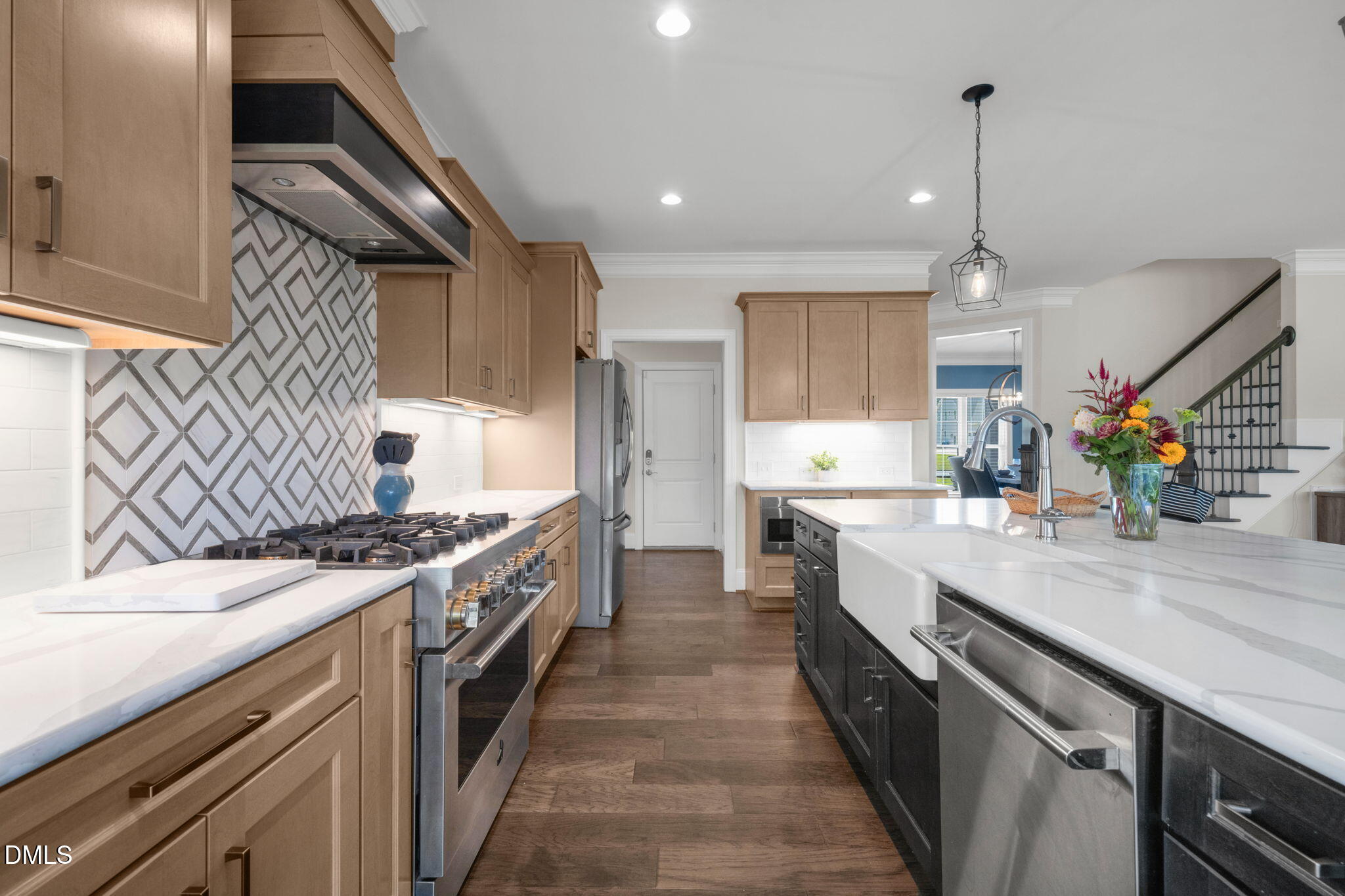 106 Garrison Farm Road Mebane, NC 27302 - Photo 4 of 46 a kitchen with stainless steel appliances granite countertop a sink and stove