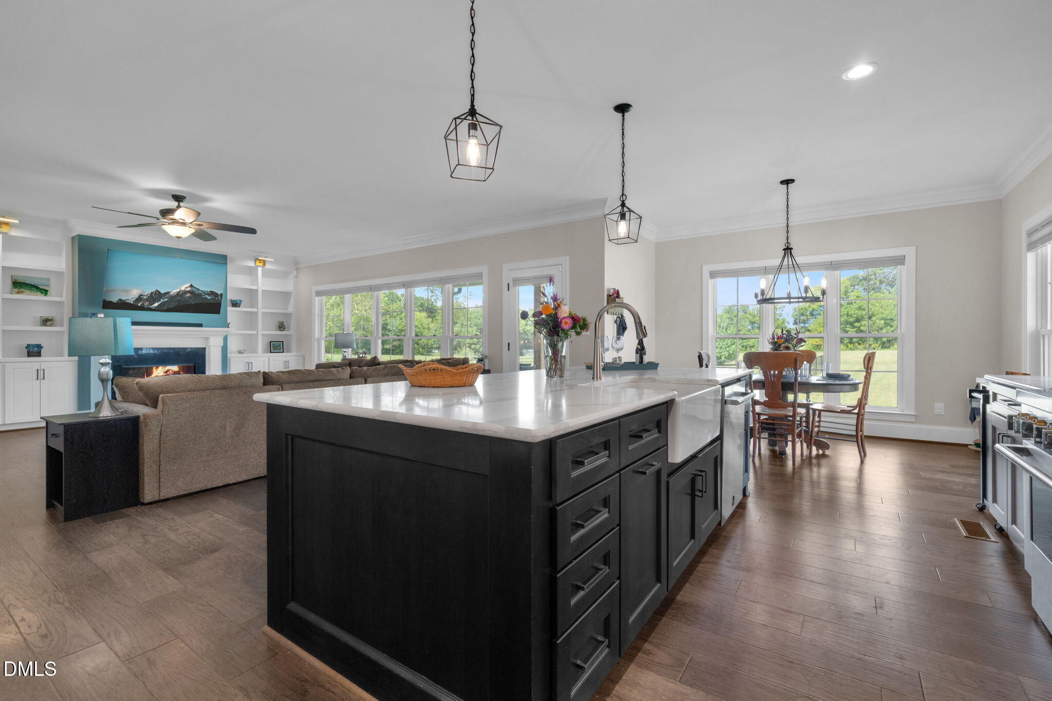 106 Garrison Farm Road Mebane, NC 27302 - Photo 8 of 46 a kitchen with stainless steel appliances granite countertop lots of counter top space