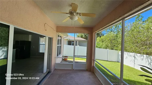 a view of an outdoor space and balcony
