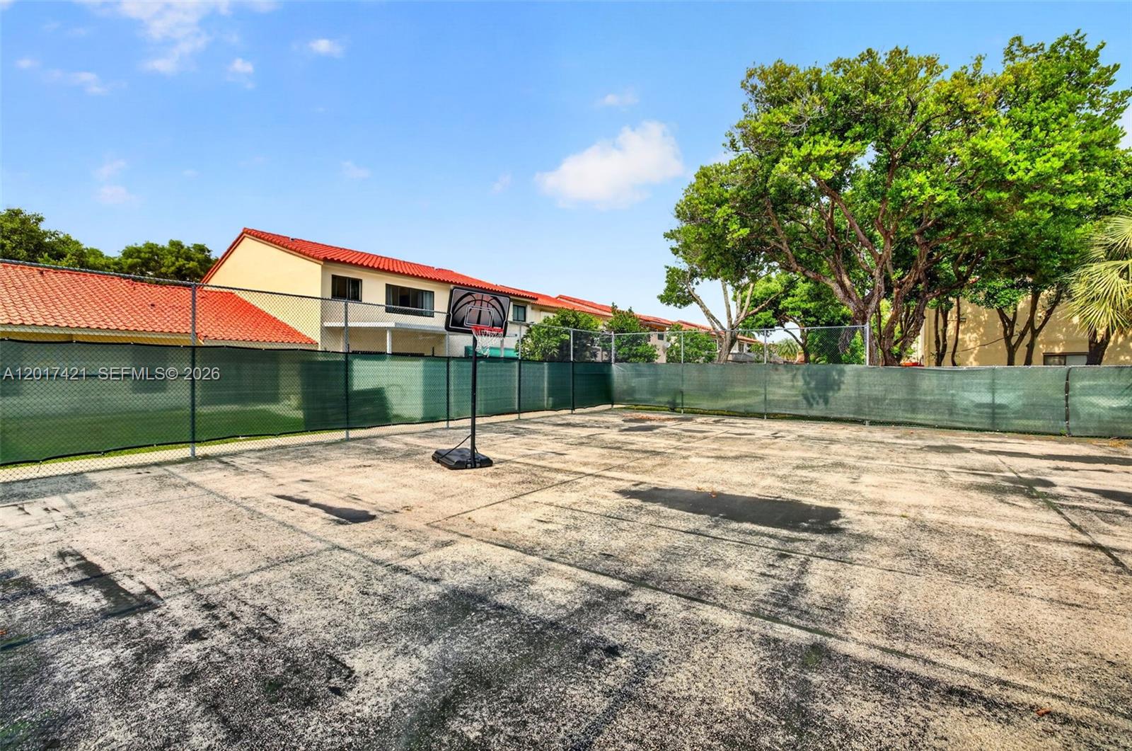 3848 Atlanta Street Hollywood, FL 33021 - Photo 62 of 79 Behind the property is this community tennis court, which is currently not being used