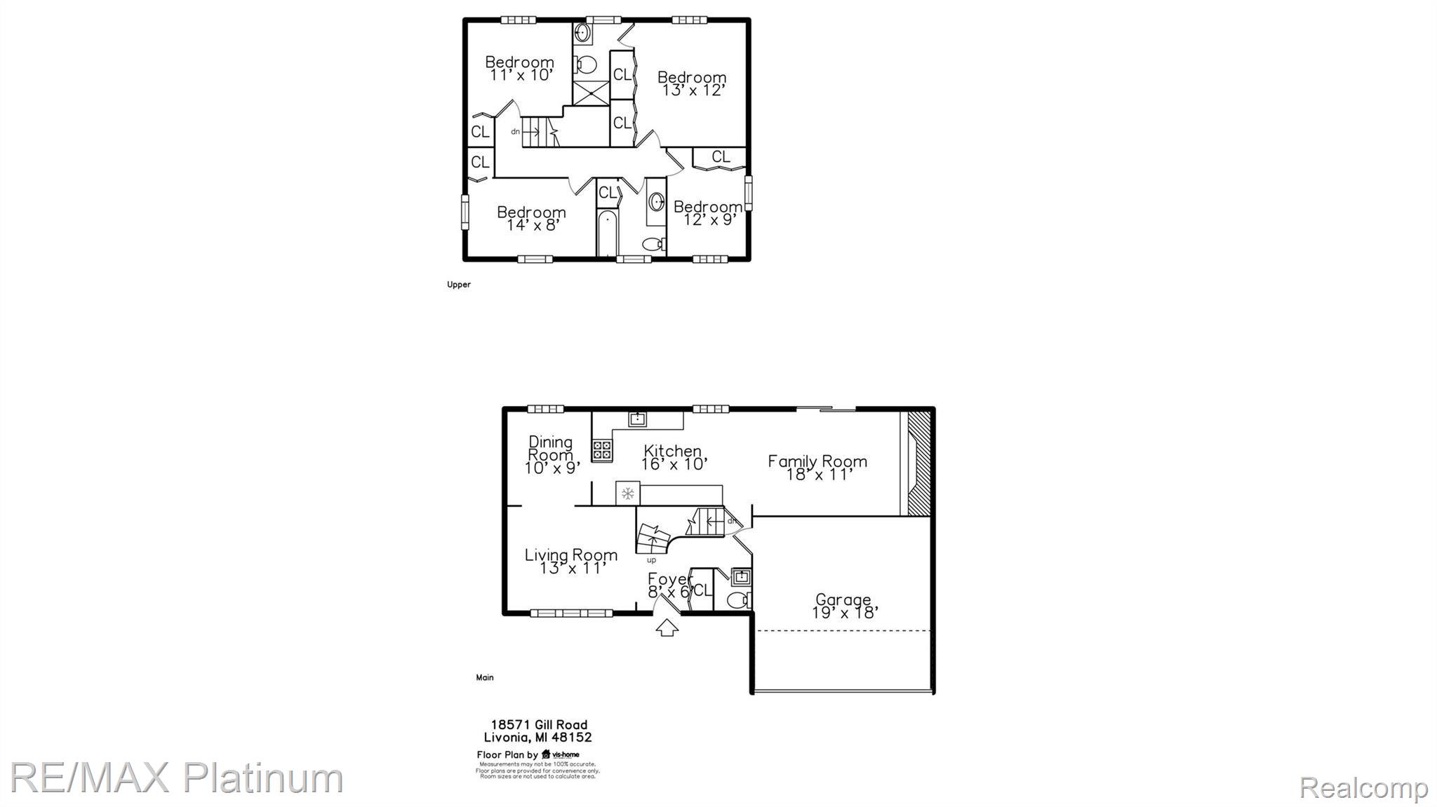 18571 Gill Road Livonia, MI 48152 - Photo 46 of 48 plan_floorhc.jpg