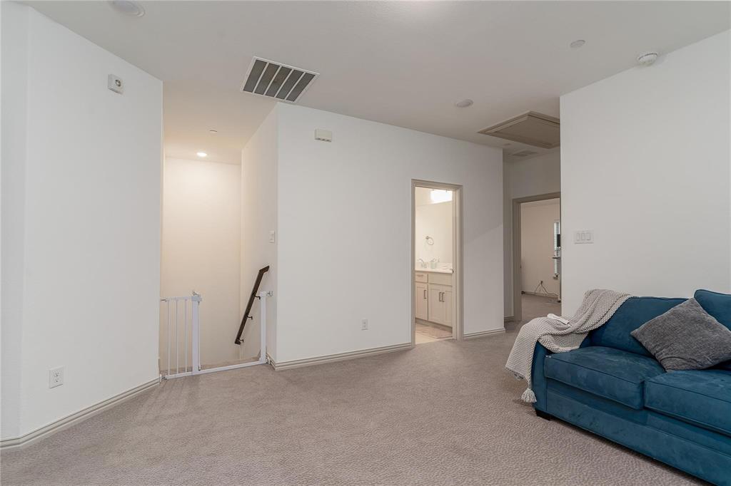 7368 Panicum Drive Frisco, TX 75033 - Photo 14 of 25 View of carpeted living room