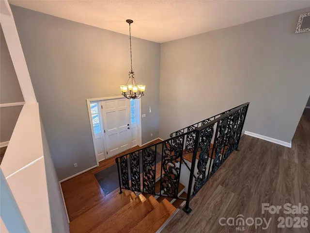 a view of a wooden roof deck