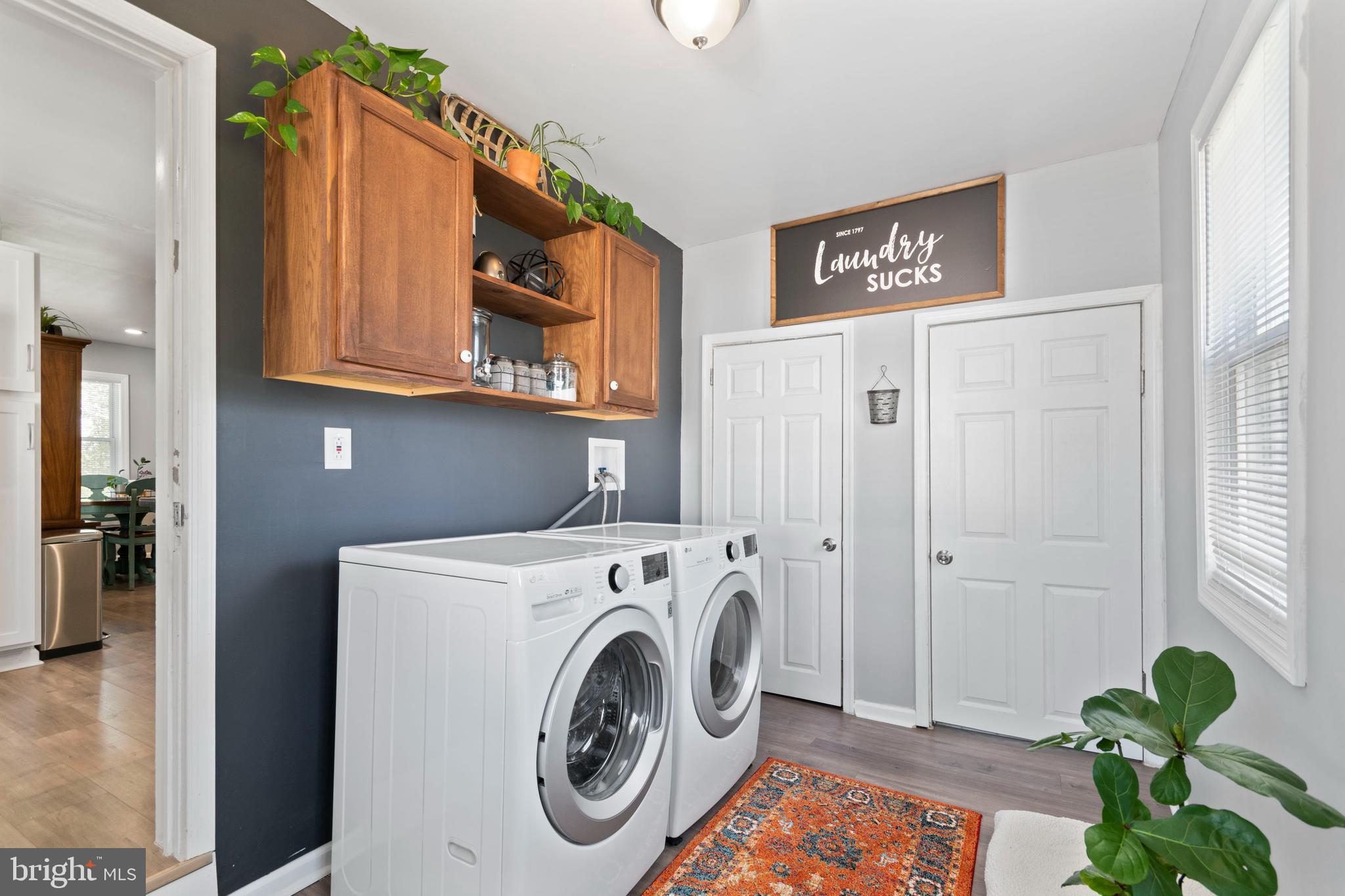 1 West Post Road Morrisville, PA 19067 - Photo 7 of 16 a utility room with dryer and washer