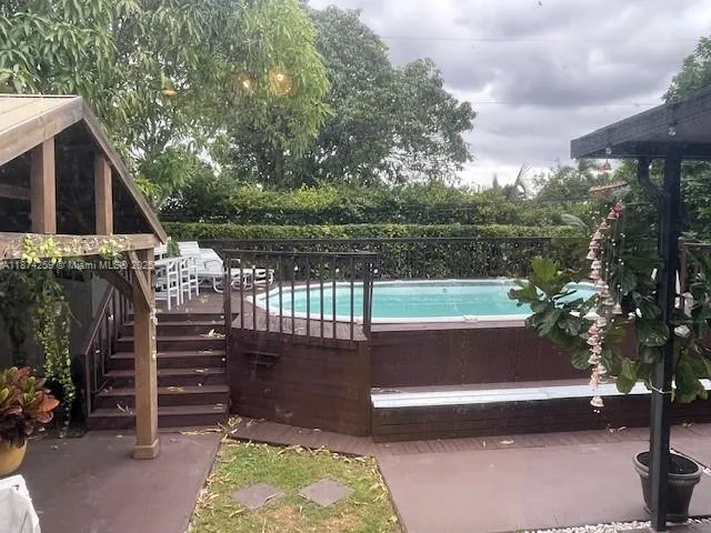 a view of lake from balcony