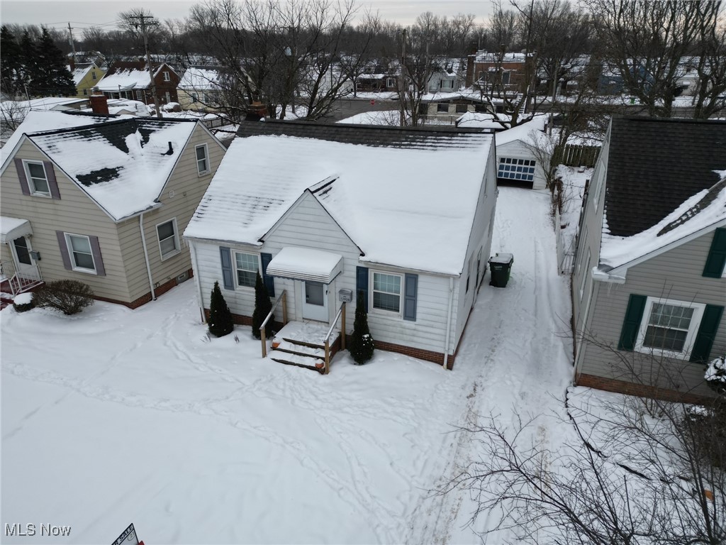 12926 Littleton Road Garfield Heights, OH 44125 - Photo 2 of 12 View of snowy aerial view